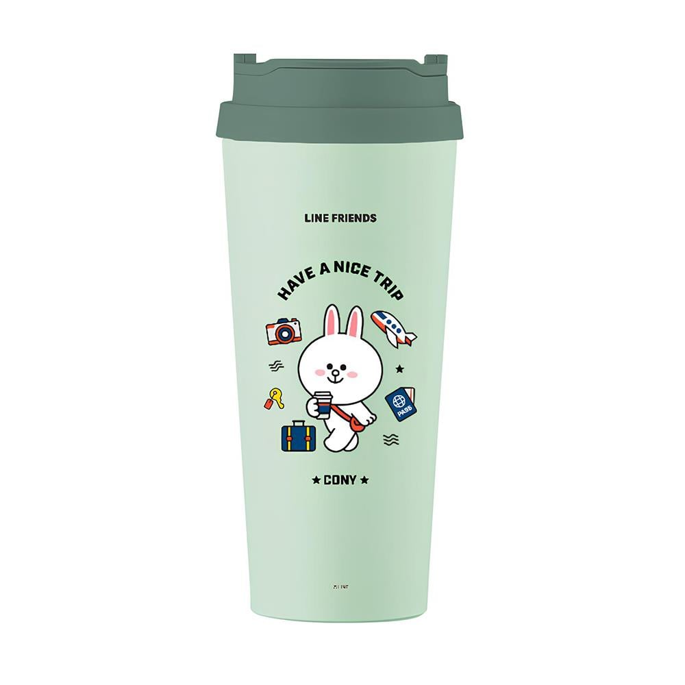 กระติกสุญญากาศ LOCKNLOCK LINE FRIEND LHC4279 540 มล. สีมิ้นท์