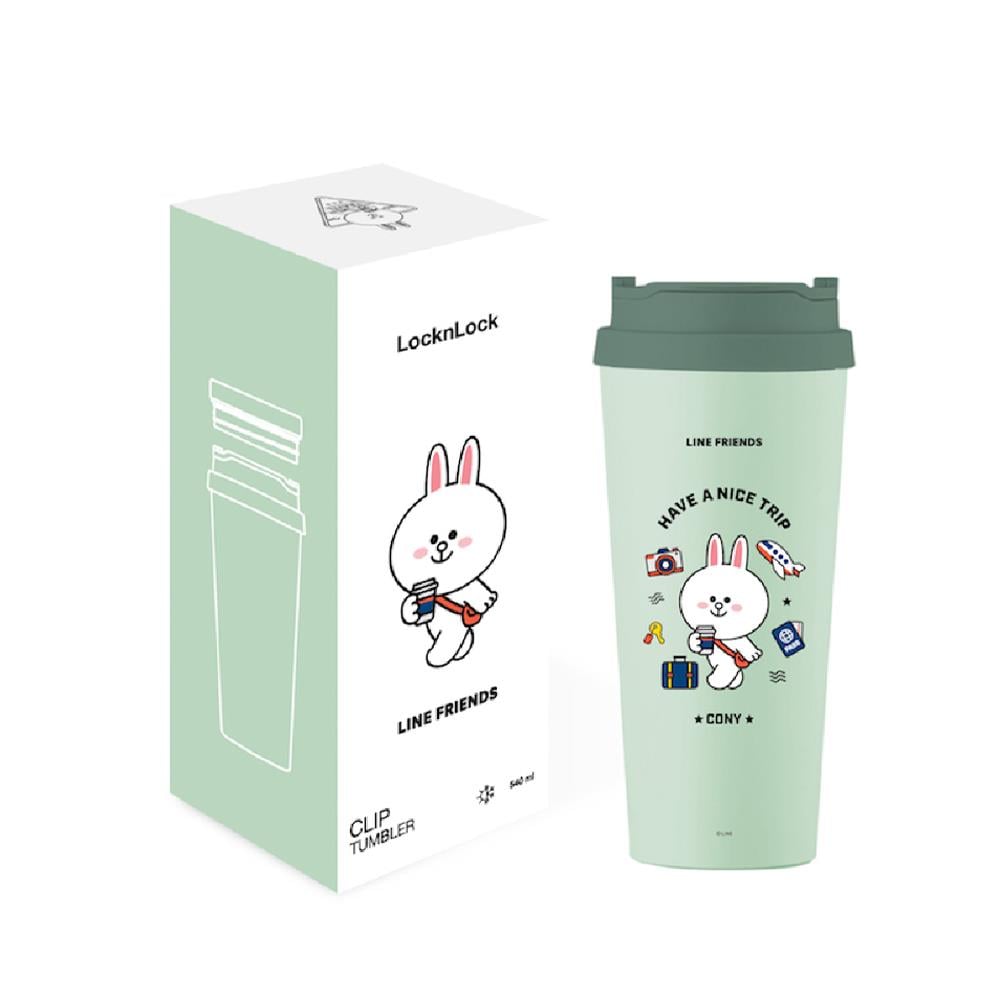 กระติกสุญญากาศ LOCKNLOCK LINE FRIEND LHC4279 540 มล. สีมิ้นท์