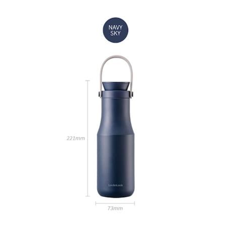 กระติกสุญญากาศ LOCKNLOCK METRO DOUBLE TUMBLER 470 มล. สีน้ำเงิน_1