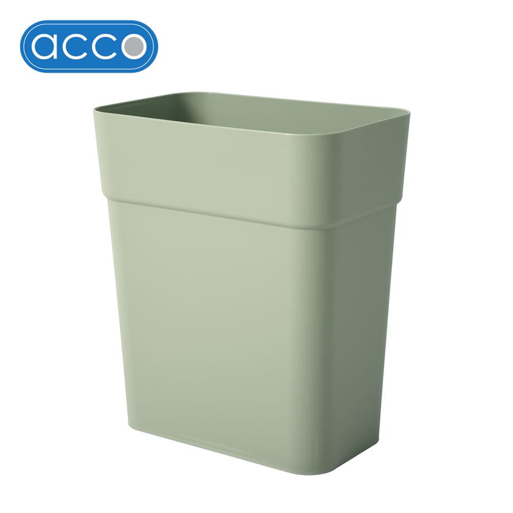 ถังขยะเหลี่ยม ACCO CIRCULAR 10 ลิตร สีเขียว