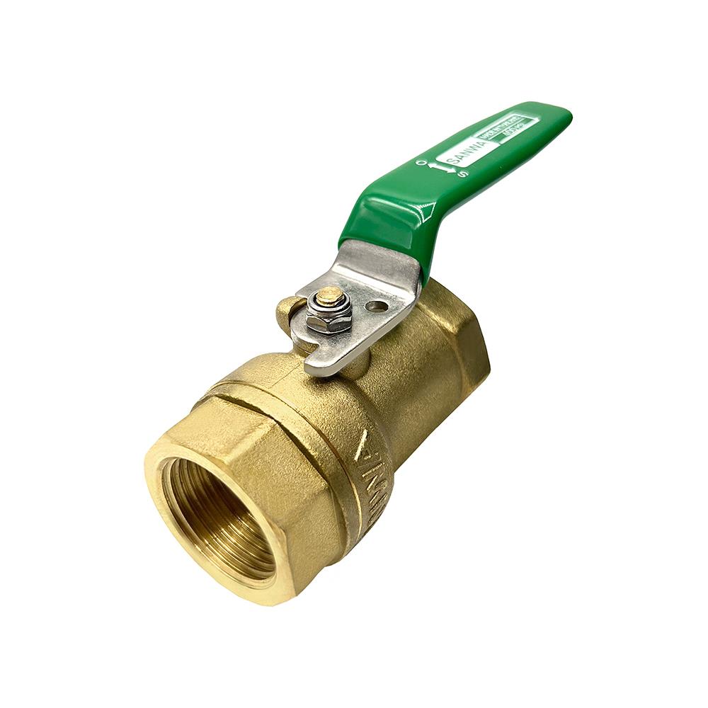บอลวาล์วทองเหลือง DZR SANWA BV-15 400PSI 1/2 นิ้ว