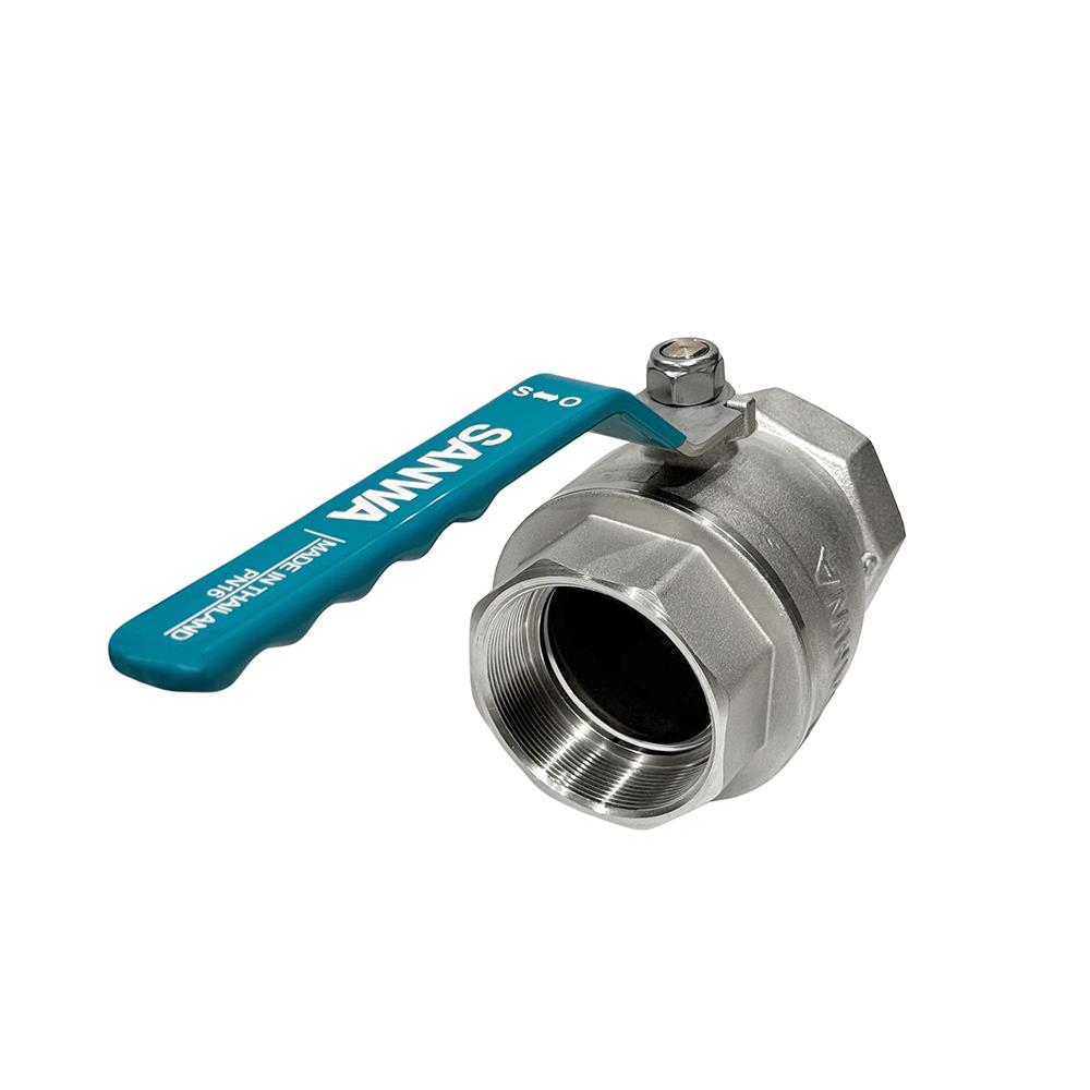 บอลวาล์วทองเหลืองรูเต็ม SANWA BV-100 4 นิ้ว