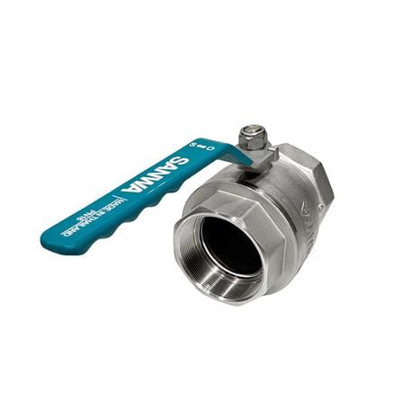 บอลวาล์วทองเหลืองรูเต็ม SANWA BV-100 4 นิ้ว_4