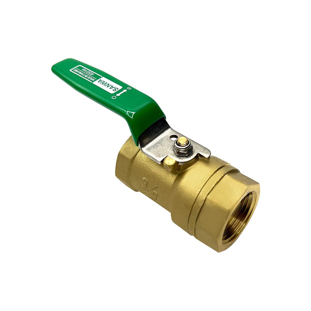 บอลวาล์วทองเหลือง DZR SANWA BV-10 400PSI 3/8 นิ้ว
