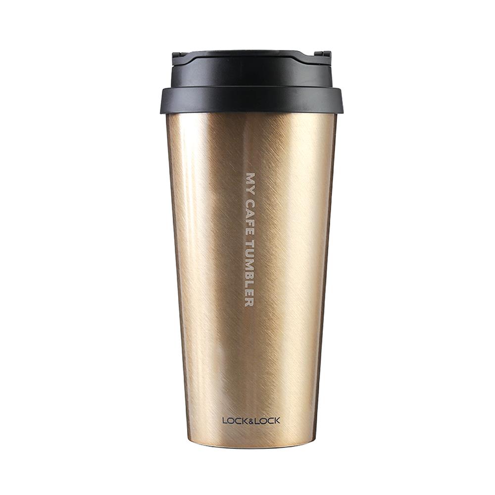 กระติกสุญญากาศ LOCKNLOCK CLIP TUMBLER 0.54 ลิตร สีทอง