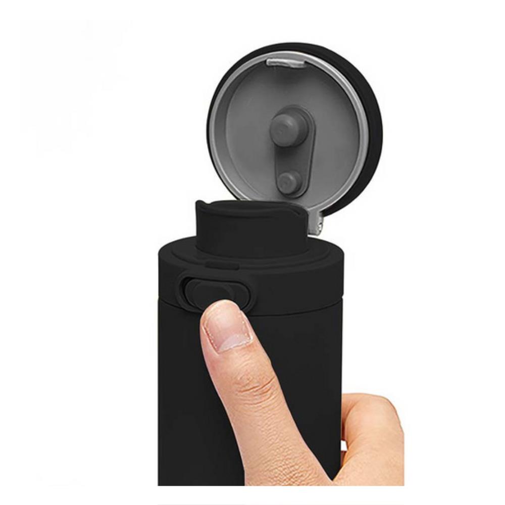 กระติกสุญญากาศ LOCKNLOCK ONETOUCH 430 มล. สีดำ