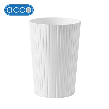 ถังขยะกลม ACCO CURVY 10 ลิตร สีขาว_0
