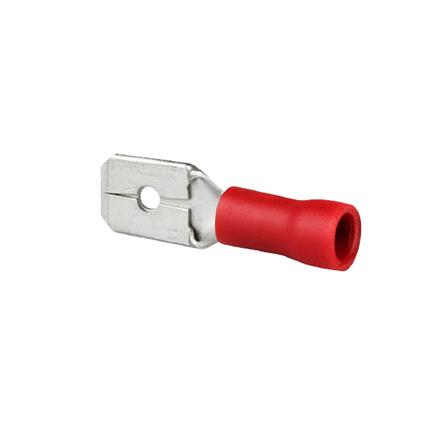 หางปลาเสียบตัวผู้แบน KENION RM250-MT2 สีแดง (แพ็ก 10 ชิ้น)_1