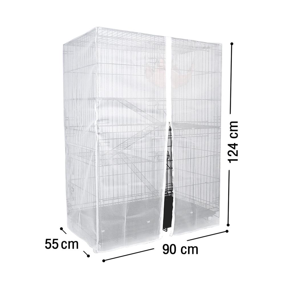 มุ้งครอบกรงสัตว์เลี้ยง PETUS 90X55X124 ซม.