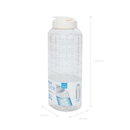 ขวดน้ำพลาสติก PET LOCKNLOCK 1.5 ลิตร แพ็ก 3 ขวด สีขาว_7