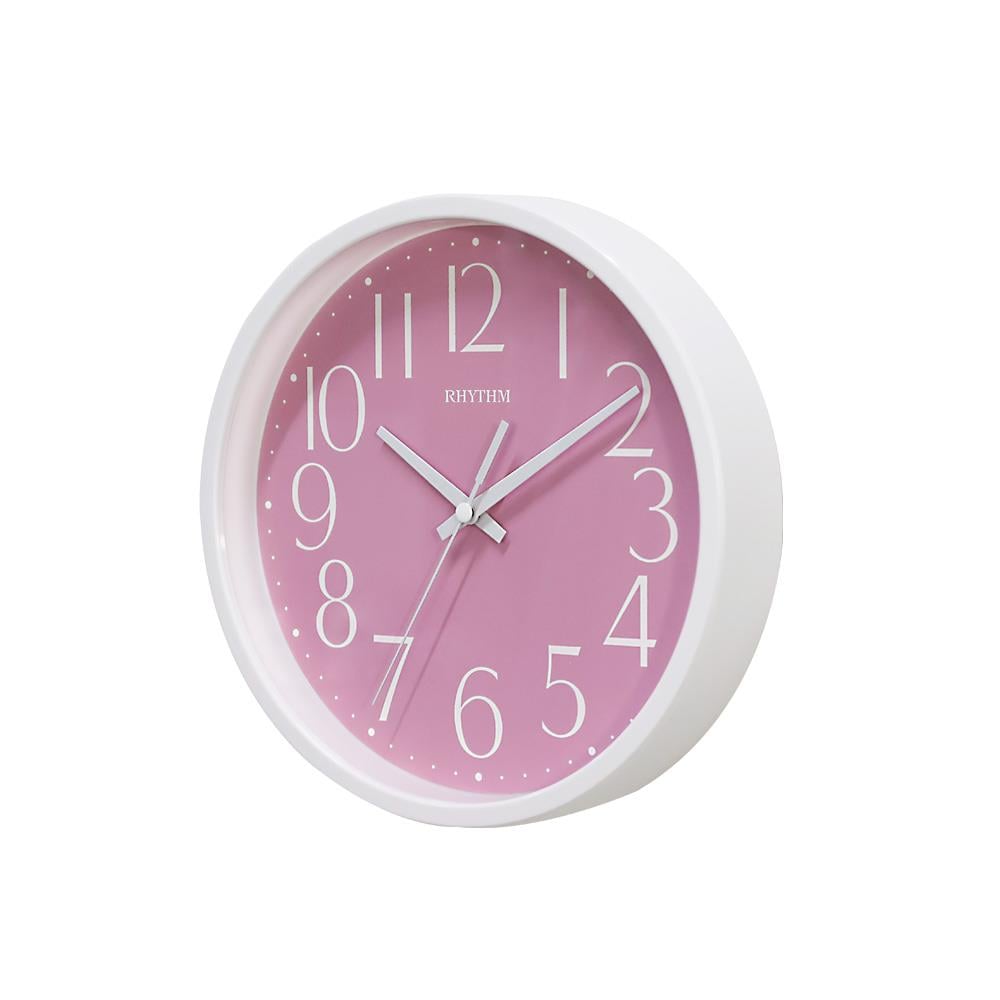 นาฬิกาแขวน RHYTHM CMG625NR13 9 นิ้ว สีชมพู