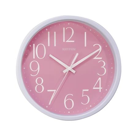 นาฬิกาแขวน RHYTHM CMG625NR13 9 นิ้ว สีชมพู_0