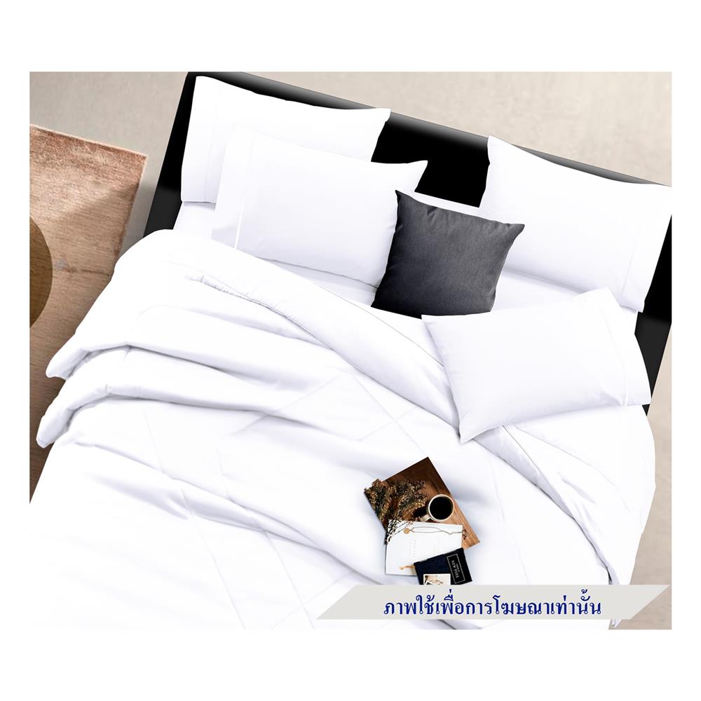 ชุดผ้าปูที่นอน 5 ฟุต 6 ชิ้น SANTAS COTTON USA SENSE WH