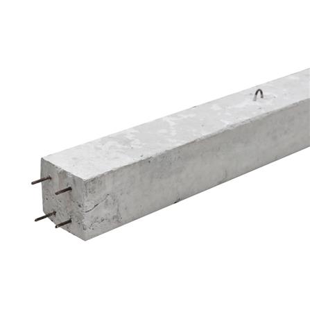 เสารั้วอัดแรง 3 นิ้ว เสริมเหล็ก GC 7.5x7.5x150 ซม._0