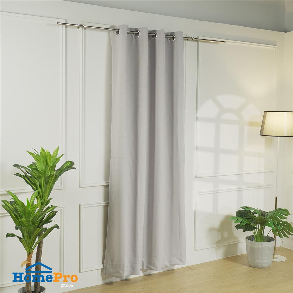 ผ้าม่าน EYELET HOME LIVING STYLE CREPE UV 140X220 ซม. สีครีม