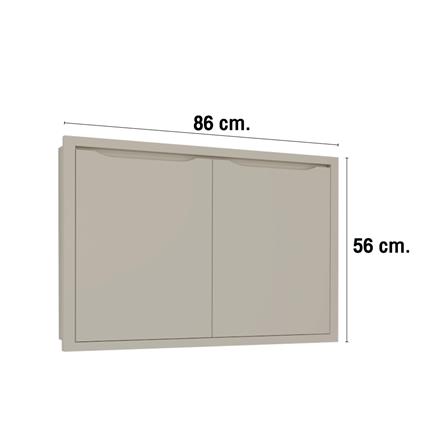 บานใต้เตา MJ ECO 86X56 ซม. สีเบจ_3