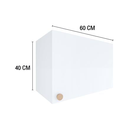 ตู้แขวนเดี่ยว MJ DOT 60X40 ซม. สีขาว_4
