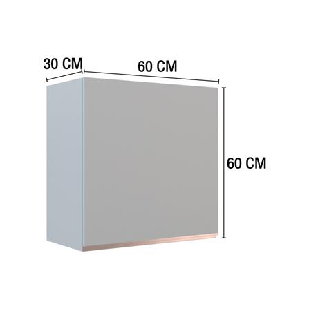 ตู้แขวนเดี่ยว MJ ETERNITY 60x60 ซม. สี ELEGANT GREY_4
