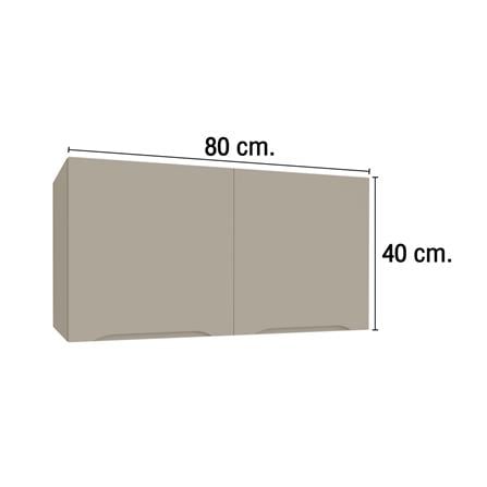 ตู้แขวนคู่ MJ ECO 80x40 ซม. สี BEIGE_3
