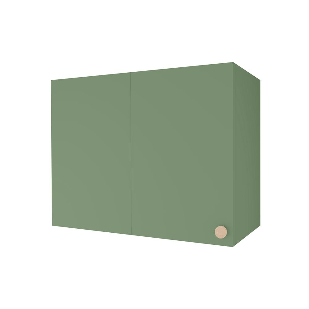 ตู้แขวนเข้ามุมซ้าย MJ DOT 80x60 ซม. สี MATCHA
