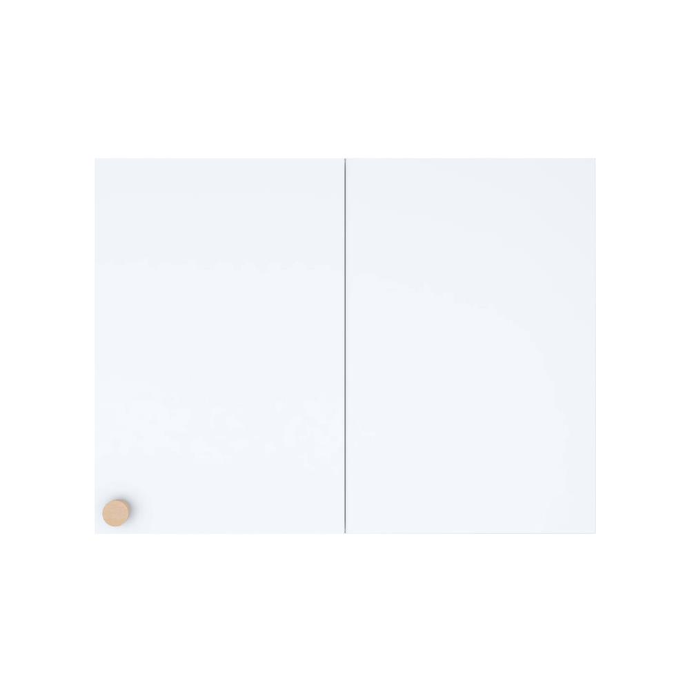 ตู้แขวนเข้ามุมขวา MJ DOT 80x60 ซม. สี WHITE