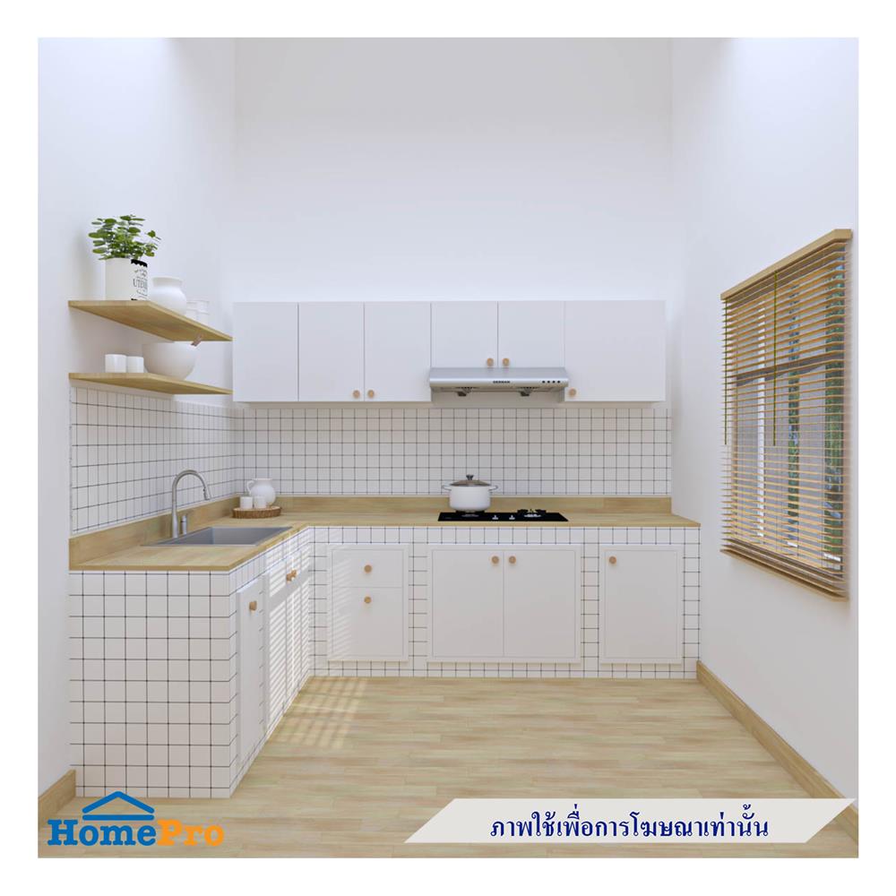 ตู้แขวนเข้ามุมขวา MJ DOT 80x60 ซม. สี WHITE
