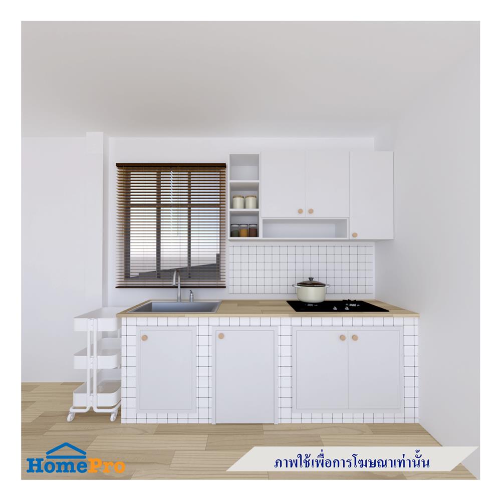 ตู้แขวนเข้ามุมขวา MJ DOT 80x60 ซม. สี WHITE