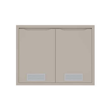 บานซิงค์คู่พร้อมช่องระบาย MJ ECO 86x66 ซม. สี BEIGE_0