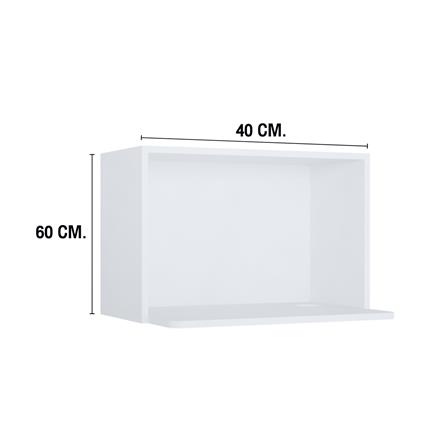 ตู้แขวนไมโครเวฟ MJ DOT 60x40 ซม. สี WHITE_4