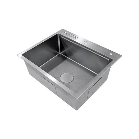 ซิงค์ฝัง 1 หลุม AXIA EXPERTISE 6050 SS เงิน_1