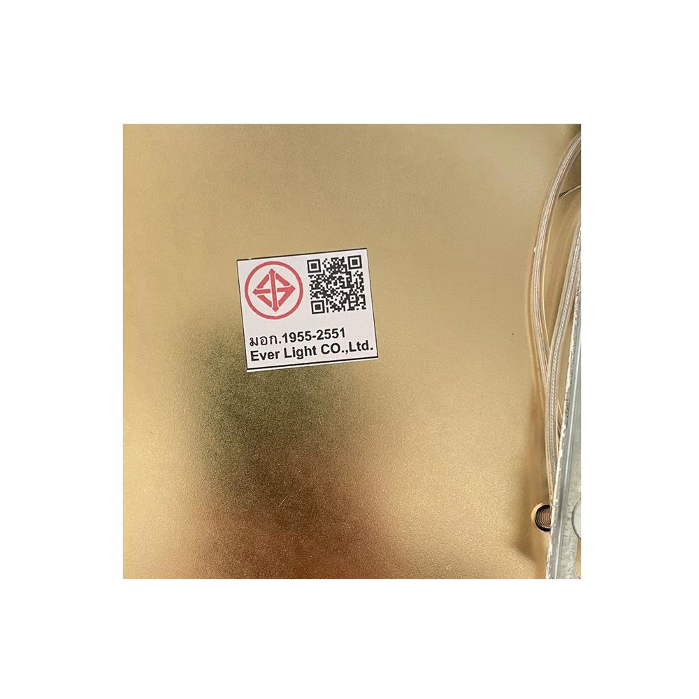 ไฟช่อ LED EVL CFC-11094 50 วัตต์ สีทอง/ใส 12 หัว