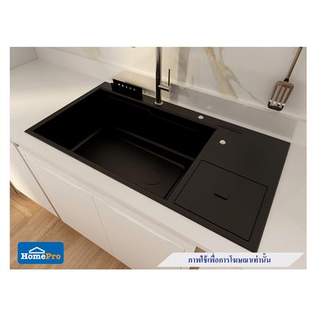 ซิงค์ฝัง 1 หลุม AXIA EXPERTISE 10050 DB สีดำ_3