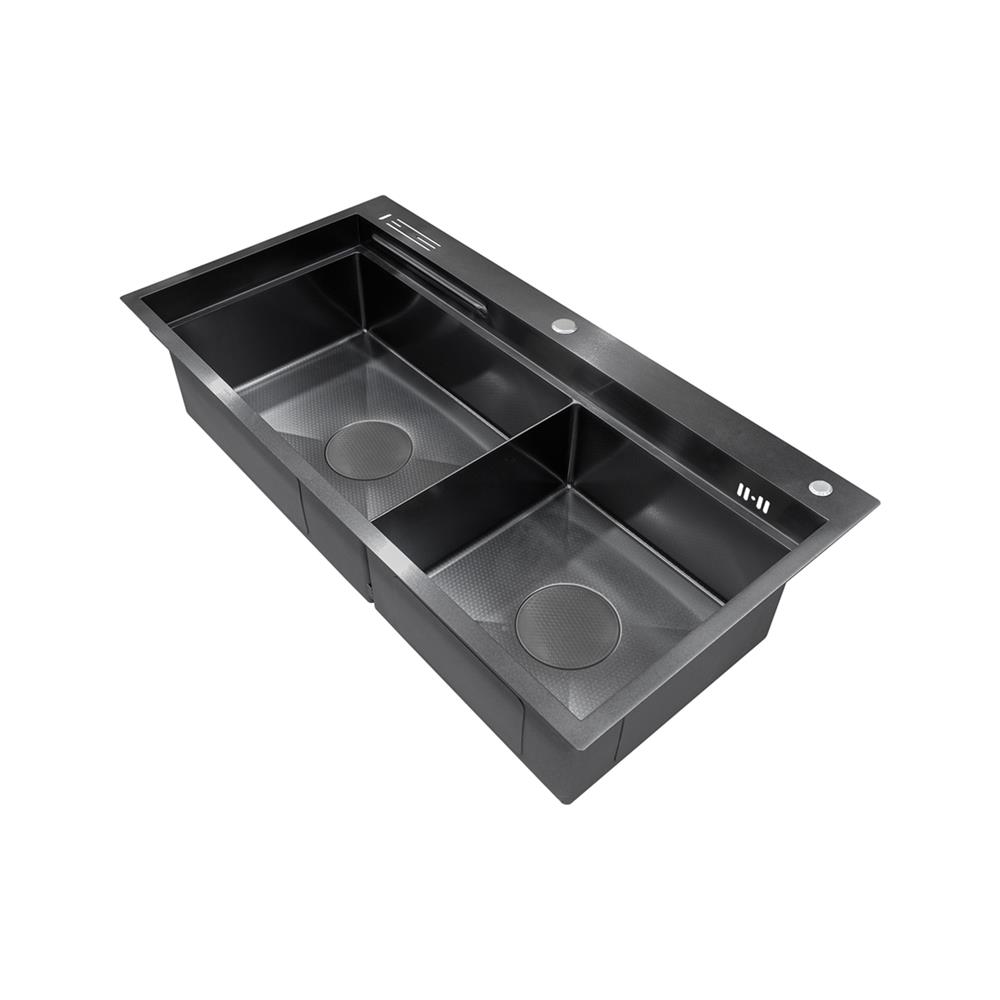 ซิงค์ฝัง 2 หลุม AXIA EXPERTISE 5438 สีดำ