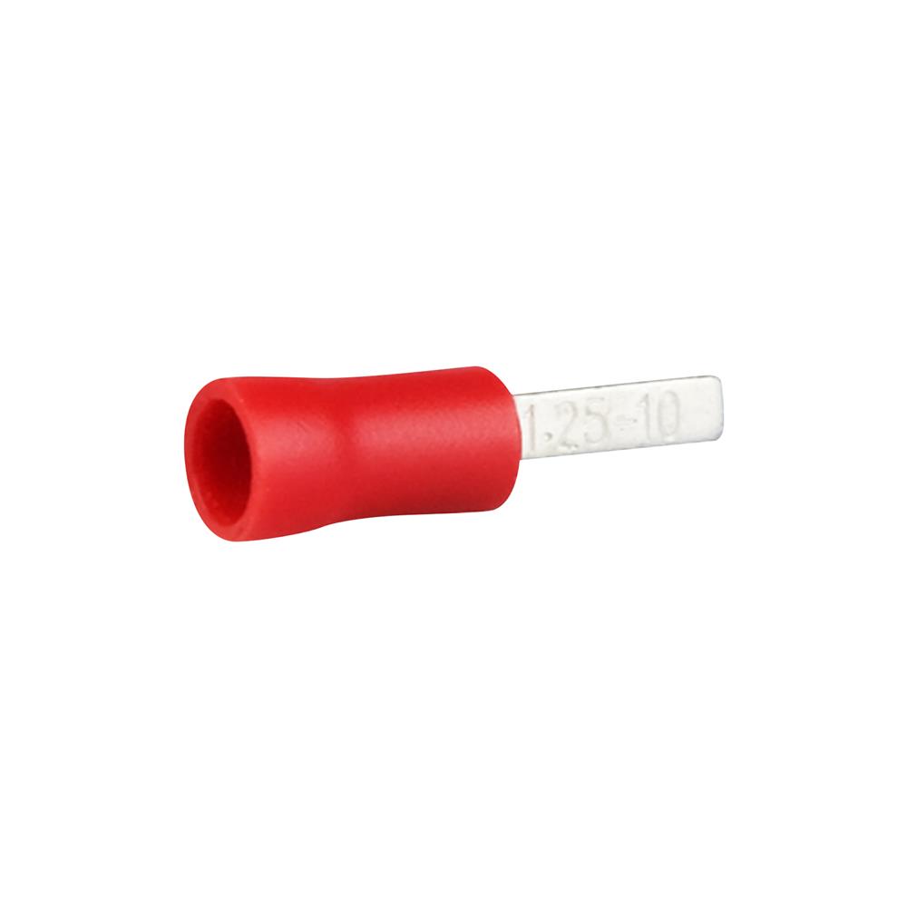 หางปลาก้านไม้ขีดแบนหุ้ม KENION 1.25-10/2.3 สีแดง (แพ็ก 10 ชิ้น)