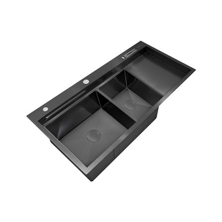 ซิงค์ฝัง 2 หลุม 1 ที่พัก AXIA EXPERTISE 12050 สีดำ_2