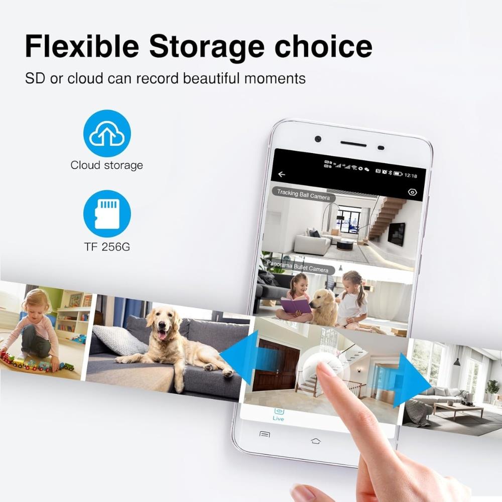 กล้องวงจรปิดภายใน 2 เลนส์ VSTARCAM C992DR 2 ล้านพิกเซล