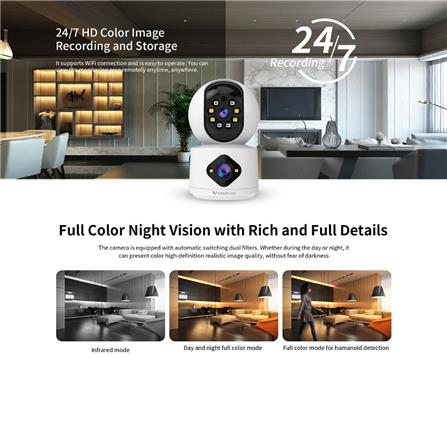 กล้องวงจรปิดภายใน 2 เลนส์ VSTARCAM C992DR 2 ล้านพิกเซล_9