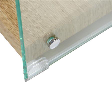 ชั้นวางของกระจก 6 ช่อง FURDINI GLOSS 122 ซม. สี NATURAL_5