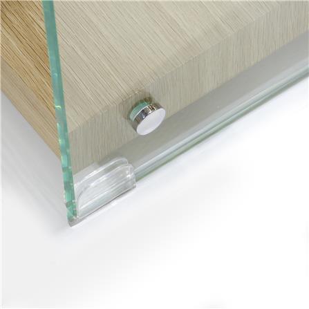 ชั้นวางของกระจก 3 ชั้น FURDINI GLOSS 75 ซม. สี NATURAL_5