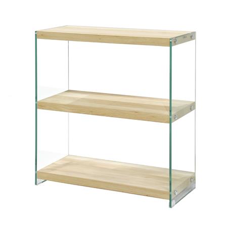 ชั้นวางของกระจก 3 ชั้น FURDINI GLOSS 75 ซม. สี NATURAL