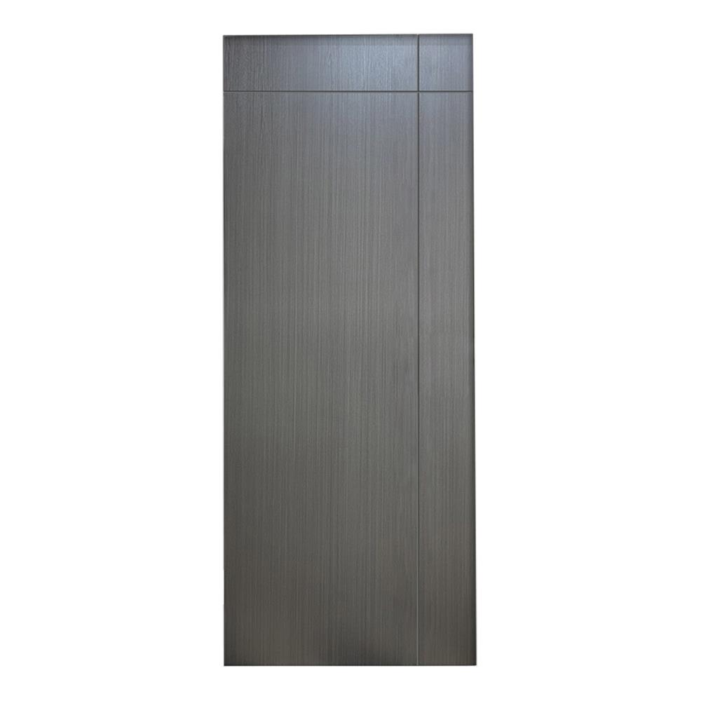 ประตูห้องน้ำ UPVC MT IUP-005D 70X200 ซม. สี DARK OAK ไม่เจาะลูกบิด