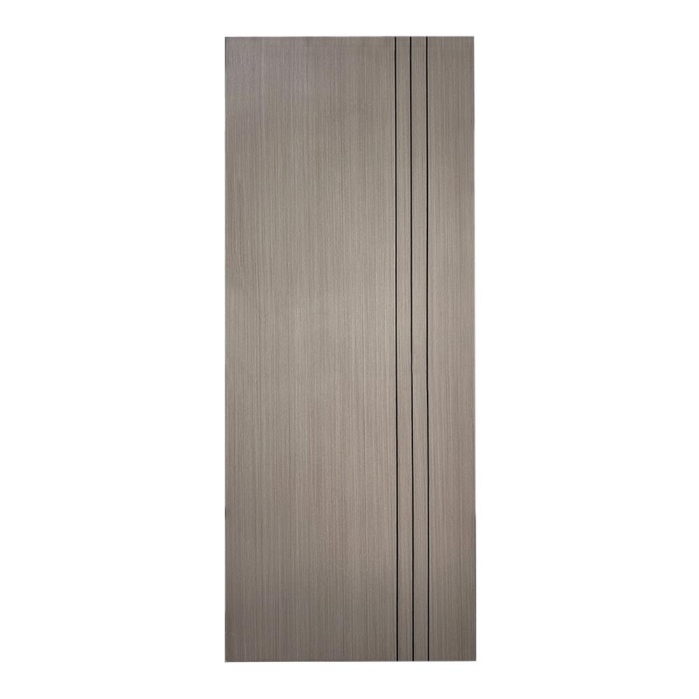 ประตูภายใน UPVC ไม่เจาะลูกบิด MT IUP-004 80x200 ซม. สี BROWN OAK