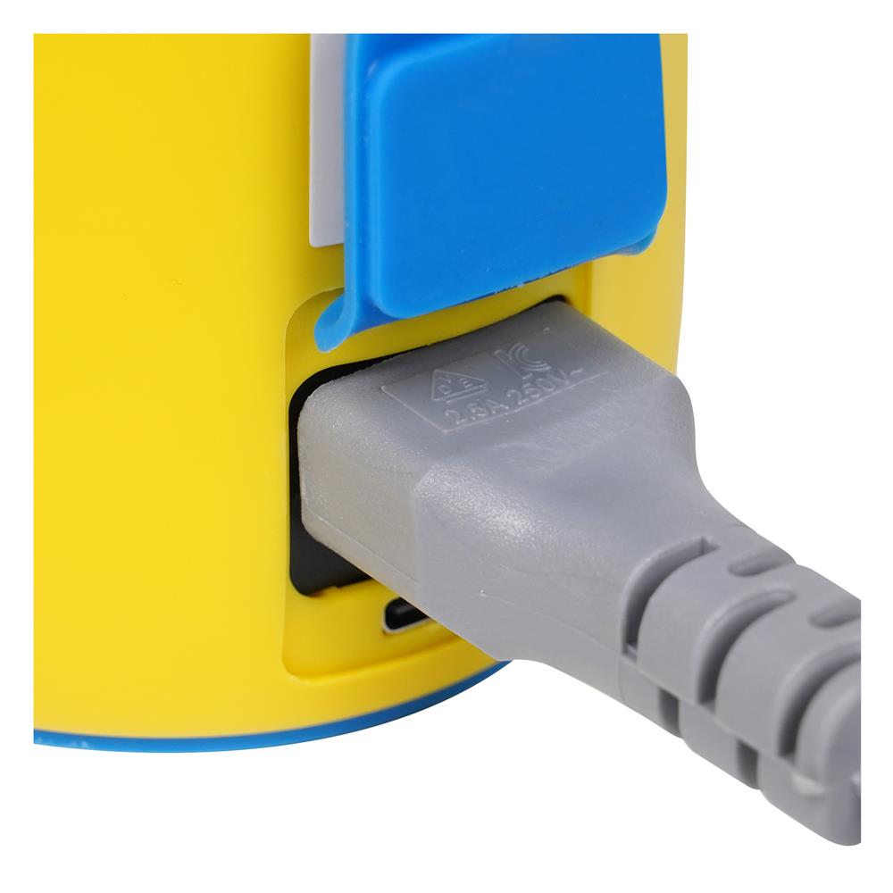 กาต้มน้ำไฟฟ้าพกพา NIKITO FG-EC003D-NCK สีเหลือง/น้ำเงิน