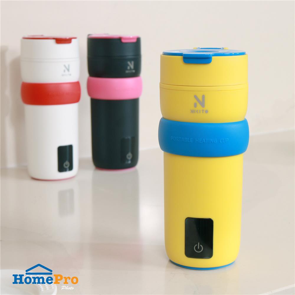 กาต้มน้ำไฟฟ้าพกพา NIKITO FG-EC003D-NCK สีเหลือง/น้ำเงิน