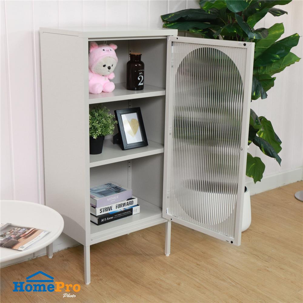 ตู้เตี้ย 1 บานเปิด FURDINI CURLA 50 ซม. สีครีม