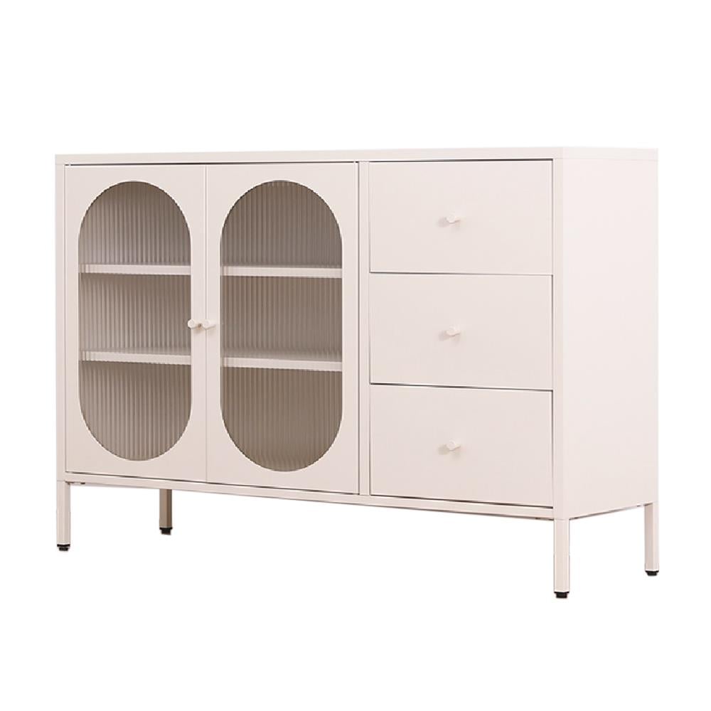 ตู้เตี้ยบานผสม FURDINI CURLA 120 ซม. สีครีม