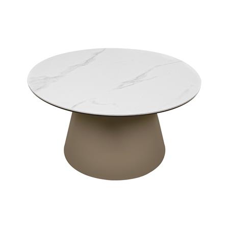 โต๊ะกลาง BENETTA MOSCOW 80 ซม. สีขาว/น้ำตาล_1