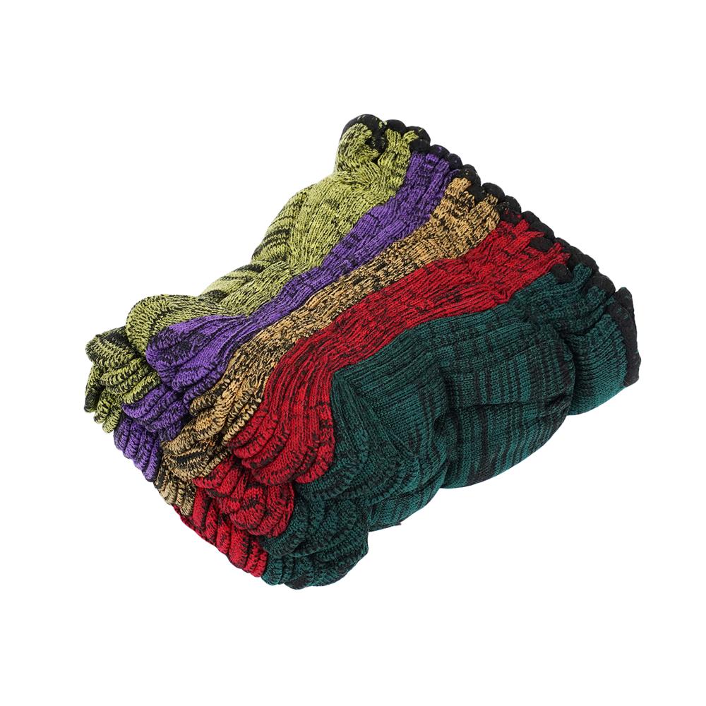 ถุงมือไนลอนทำสวน DEXZON FREE SIZE หลากสี (แพ็ก 1 โหล)