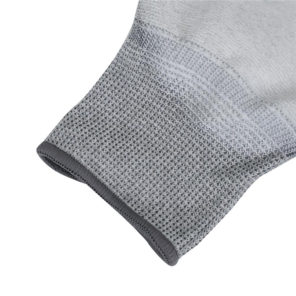 ถุงมือไนลอนเคลือบ PU DEXZON SIZE L สีขาว/เทา (แพ็ก 1 คู่)