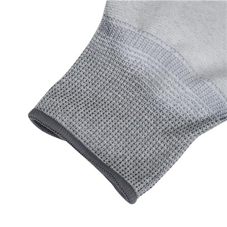 ถุงมือไนลอนเคลือบ PU DEXZON SIZE L สีขาว/เทา (แพ็ก 1 คู่)_3